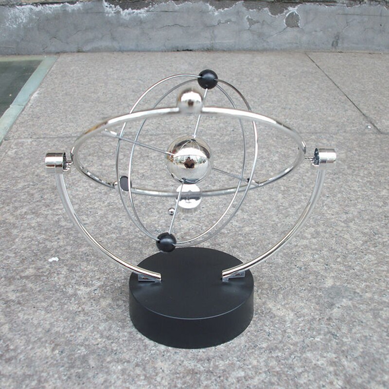 Kinetic orbital revolverende gadget perpetual motion skrivebord kontor kunst indretning legetøj  b2qd