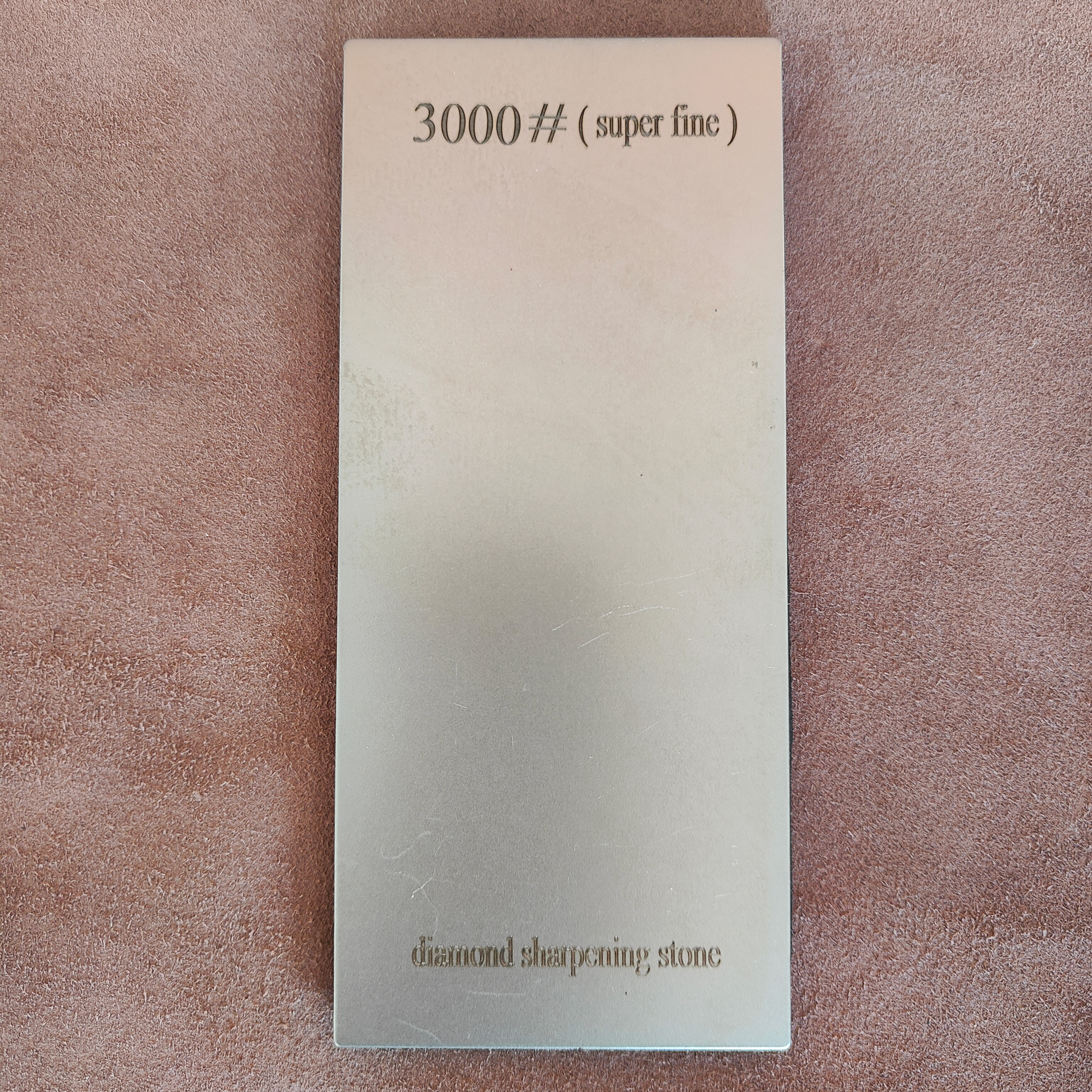 170 x 75 mm Diamant-Schleifstein Ruixin Pro Messerschärfer Schleifstein Ölstein mit rutschfester Basis: Lila