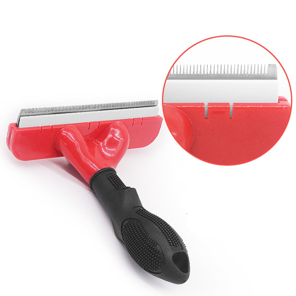 Peignes pour animaux domestiques, brosse à poils de chiens et de chats, outils de toilettage, avec fixation détachable, peigne pour chien et chat