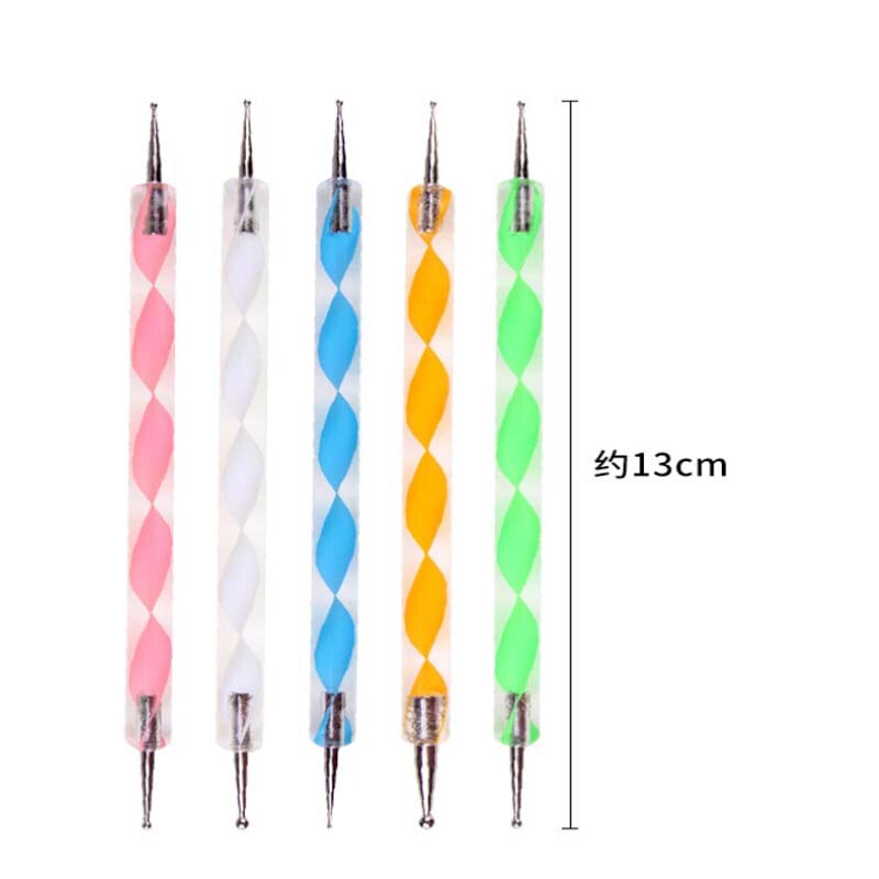 Juego de Herramientas de punteado de Mandala 13 Uds para pintar rocas, Kit de puntos de rocas de pintura, pluma de pintura de piedra de roca, plantilla de herramienta para hacer puntos de Polca