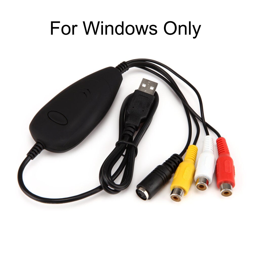 USB 2.0 HD Video Capture Card for TV DVD VHS DVR Analog Video Recorder Grabber Adapter Audio To Digital Convert for Windows Mac: Ezcap172