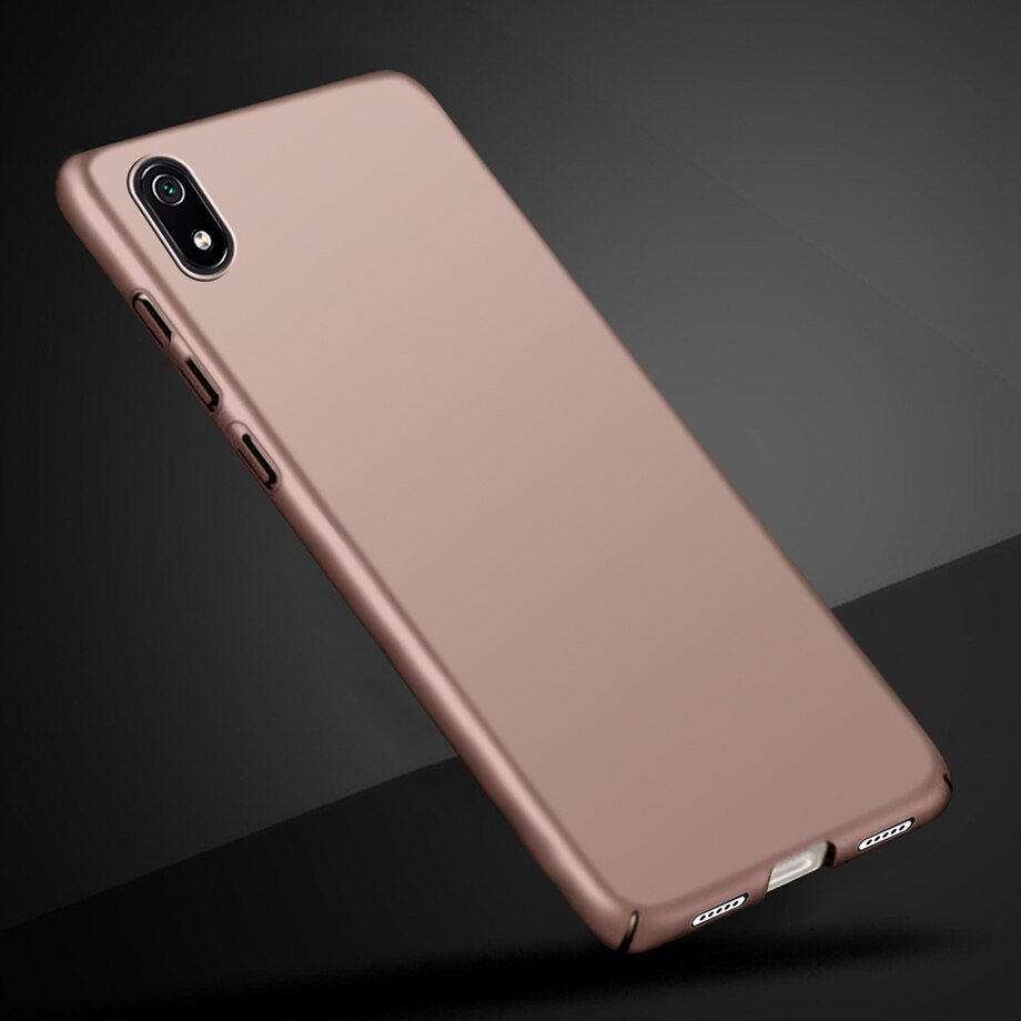 Voor Xiaomi Redmi 7A Case Shockproof Hard PC Bumper Redmi 7A Telefoon Case Voor Xiaomi Redmi 7A Back Cover Voor xiaomi Redmi 7A Fundas: Rose Gold