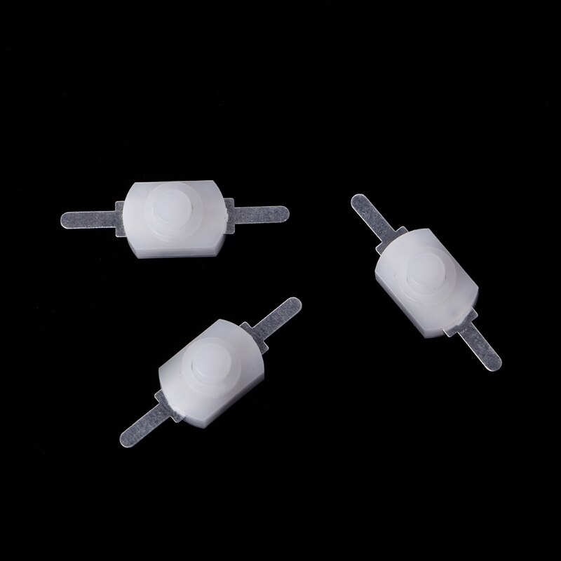 10 Pcs DC Latching Push Button Switch On Off For Torch Flashlight Light Lamp Wall Outlet 62KD