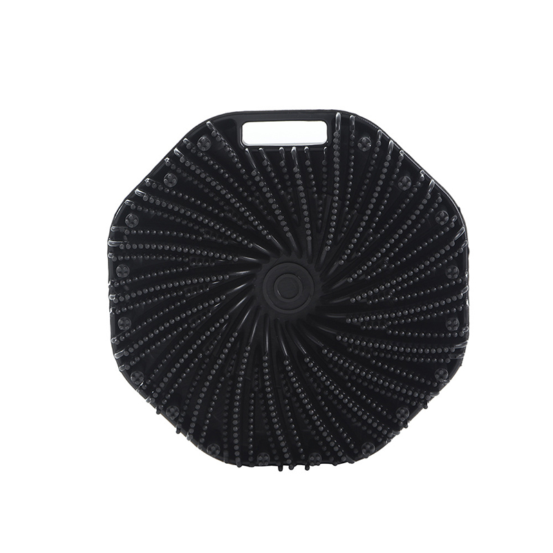 Siliconen Body Scrubber Exfoliërende Body Wash Scrubbers Exfoliator Douche Body Brush voor effectief douchen Peeling: Black