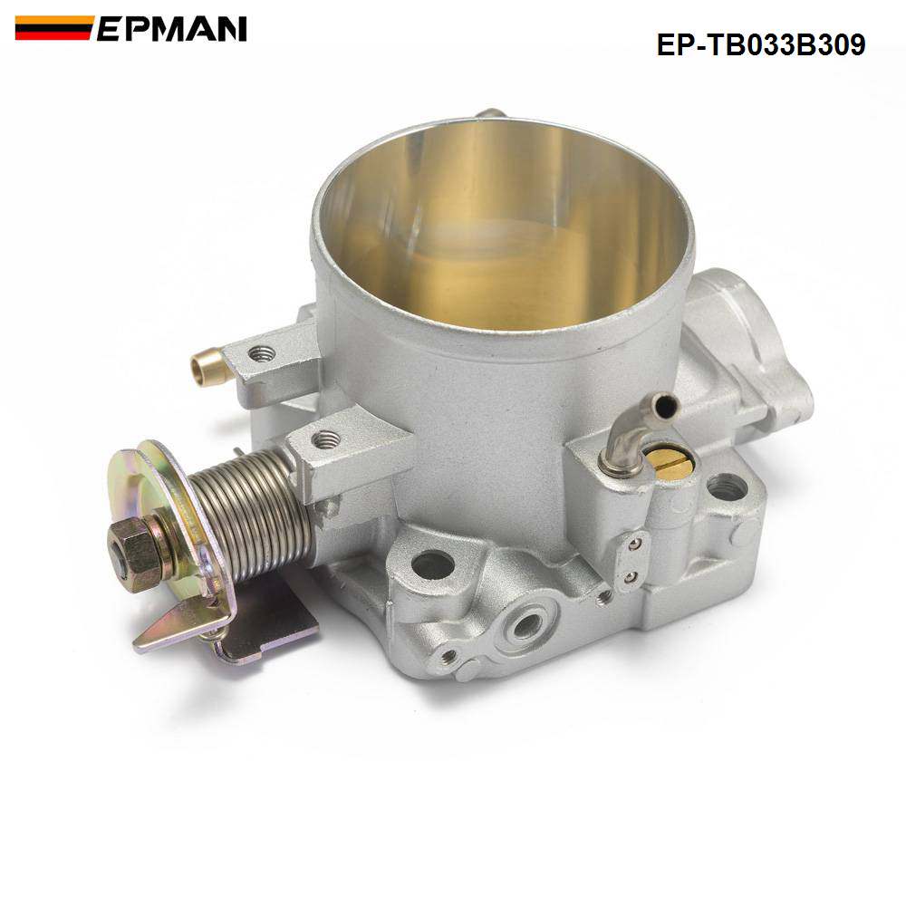EPMAN Aluminum Silver Intake Manifold 70mm Throttle Body For Honda B16 B18 D16 F22 B20 D/B/H/F EG EK H22 EP-TB033B309
