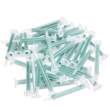 50Pcs 83Mm Plastic Hars Statische Mixer F6-16 Mengen Nozzles Set Voor 50Ml En 37Ml Duo Pack epoxies