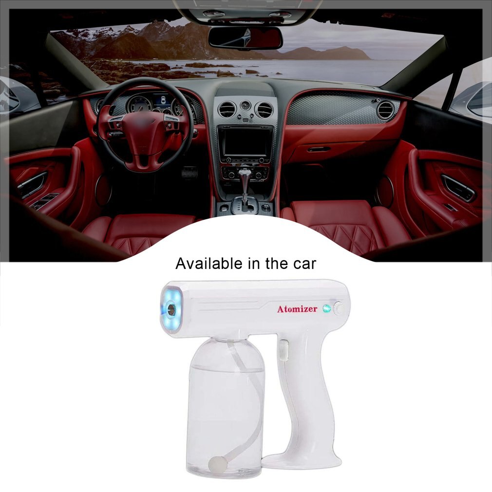 Atomizing Sprayer Sprayer Machine Disinfection Blue Light Nano Steam Spray Gun Disinfection Nano Spray Gun