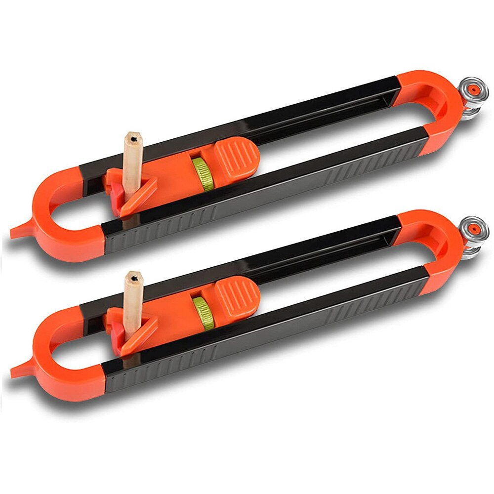 Precise Contour Gauge Profile Tool Irregular Contour Duplicator Gauge Tools fit for Welding Flooring Tile Carpet Woodworking DIY: 2 pcs