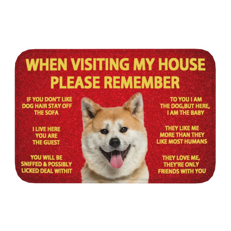 Staffordshire Bull Terrier Dog Quotes Front Door Mat Anti-Slip Outdoor Quick Dry Doormat Kitchen Bedroom Entrance Rug Carpet: light green