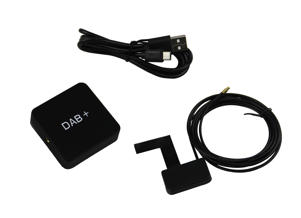 Universal USB Powered DAB+ Box Digital Radio Antenna Tuner for Car Radio Android 5.1 and Above FM Transmission DAB-004