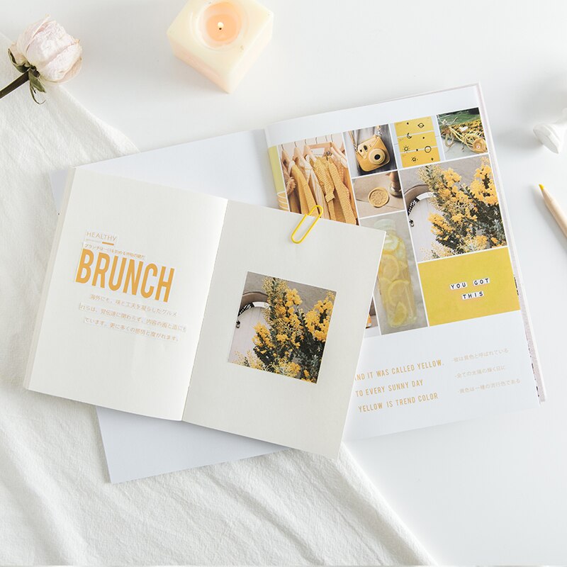 Jianwu 1Set Eenvoudige Creatieve Notebook Sticker Diy Scrapbook Stickers Journal Kawaii Schoolbenodigdheden