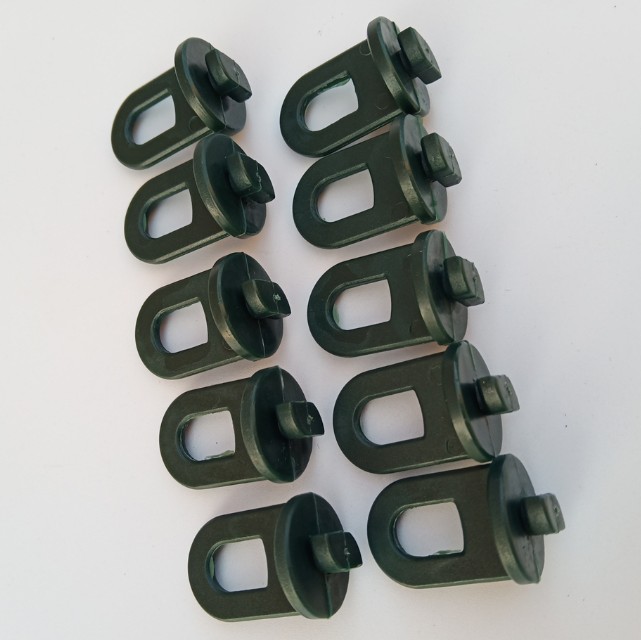 10- pack plastic kas ophanghaken, ophangclips en tuinaccessoires