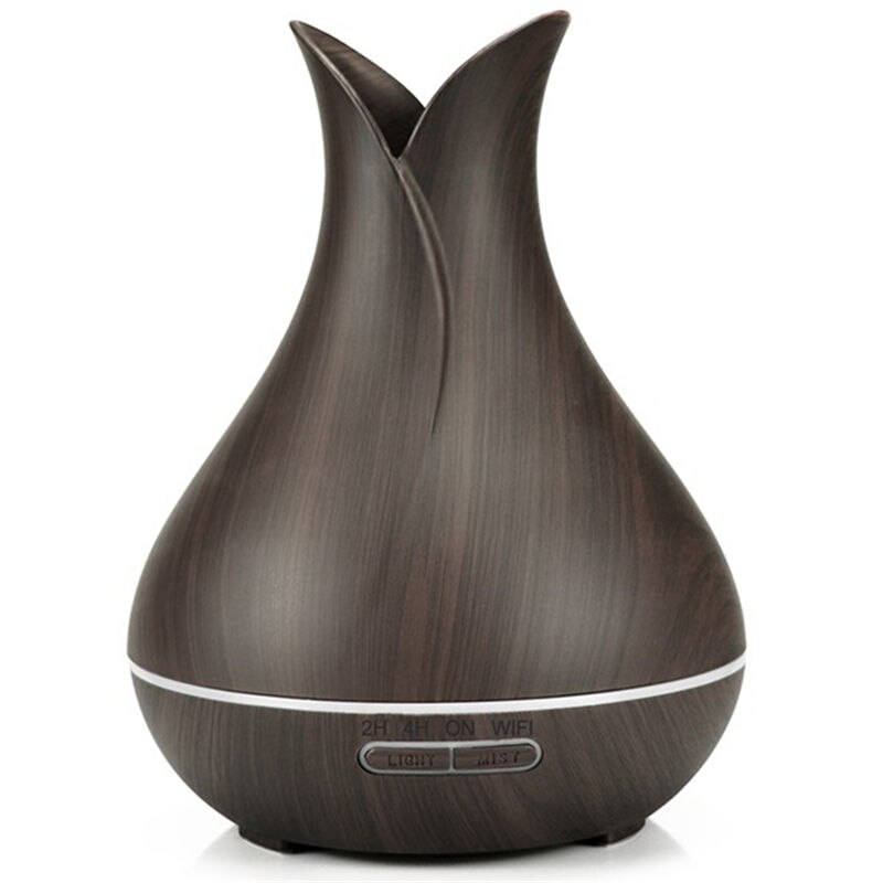 Smart Wifi Luchtbevochtiger Essentiële Olie Aromatherapie Diffuser Met Alexa Google App Voice Control 400Ml