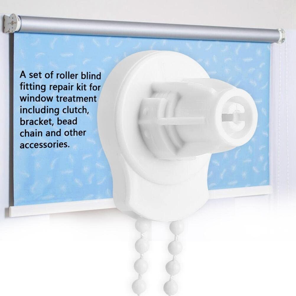 Roller Blind Fitting Repair Kit 25mm Replacements Complete Brackets with Chain
