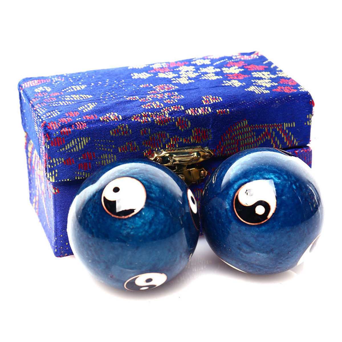 Chinese Health Daily Meditation Balls hand finger Exercise Stress Relief Baoding Balls Relaxation Therapy Yin Yang Handballs