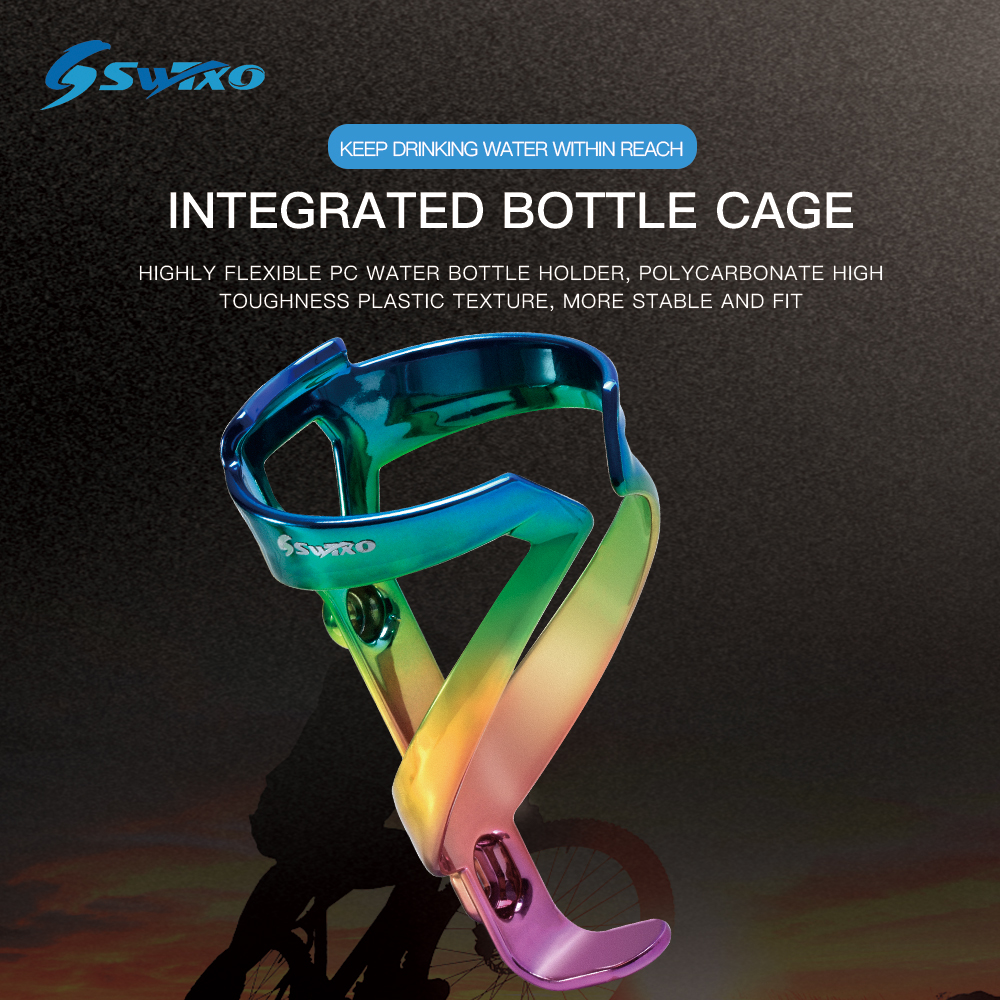 Bunte Bike Flasche Halter Faser glas Nylon Fahrrad Flasche Käfig Ultraleicht MTB Rennrad Wasser Flasche Rack Fahrrad Zubehör