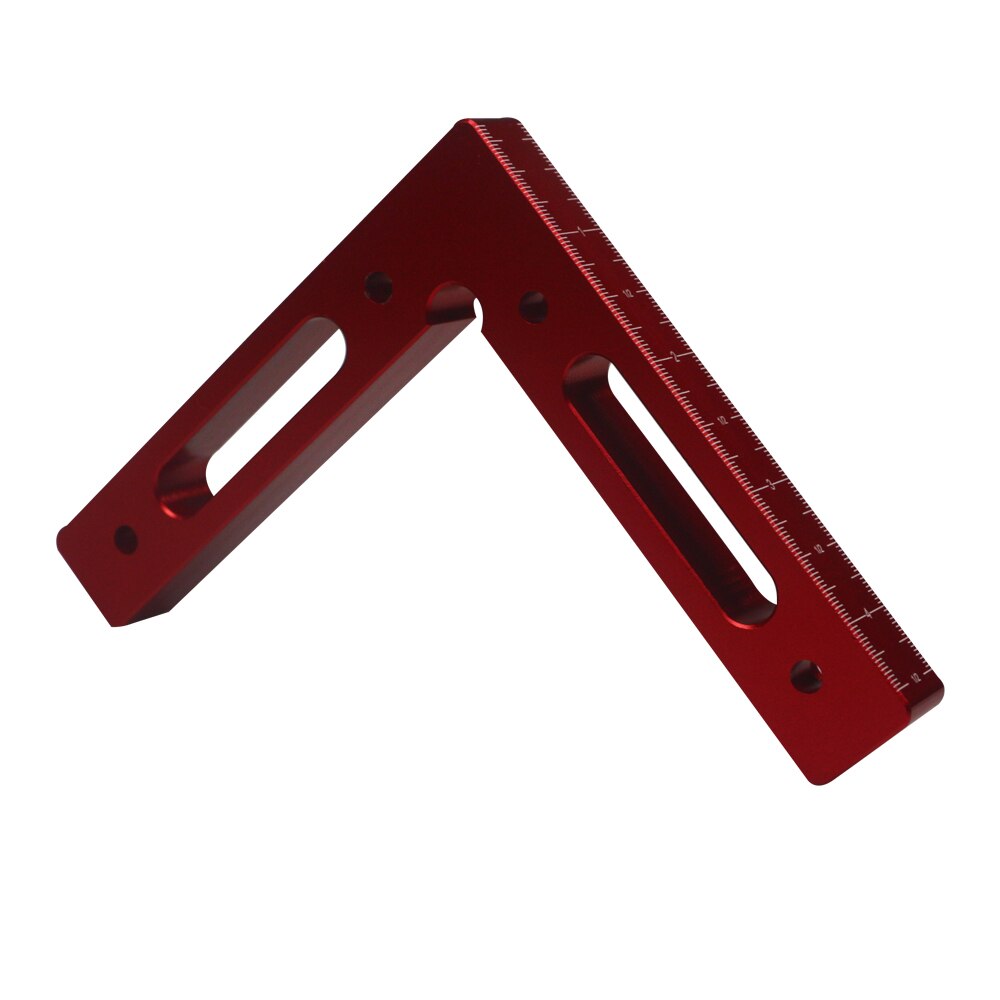 90 Degree Precise Clamping Square with Metric and Inch Scales Woodworking Machinist Square Positioning Angle Positioning Ruler
