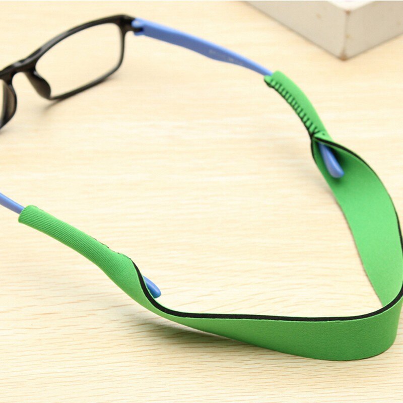 Outdoor Sport Brillen String 33.5Cm Brillenglazen Anti Slip Strap Stretchy Hals Koord Sunglass Touw Band Houder 4 Kleuren: green