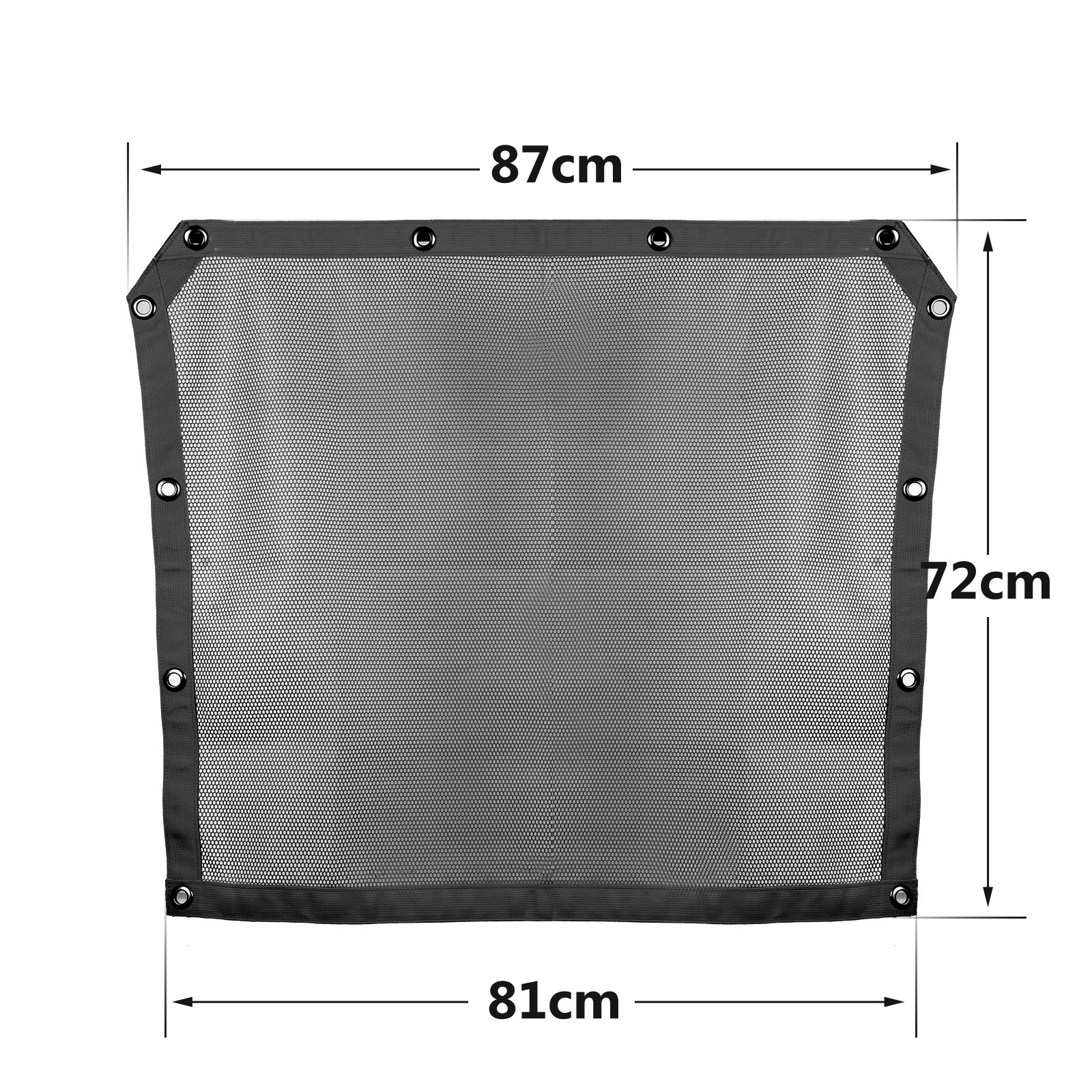 Pare-soleil supérieur en maille pour UTV XP, filet de fenêtre en maille, couverture supérieure d'ombre de toit, maille en PVC, protection UV pour Yicin is RZR Pro XP/4, , , 2022, 2023