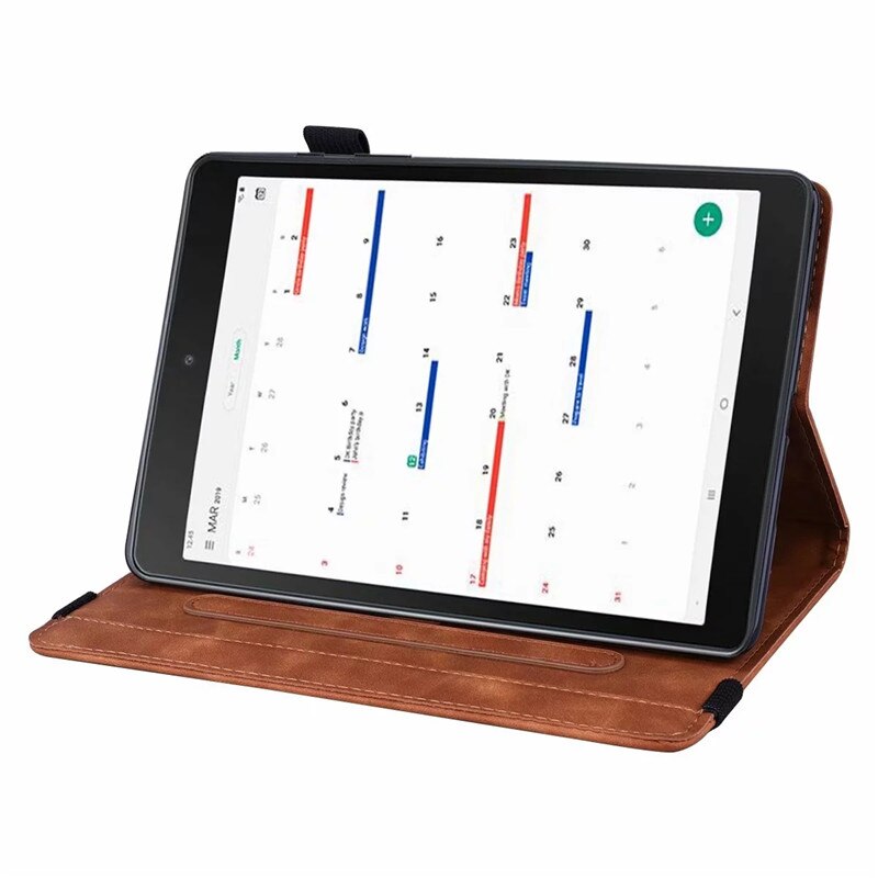 VIGENCIA Tablet Case for Samsung Galaxy Tab S5e 10.5" - Embossed Leather - Shockproof, Anti-Dust