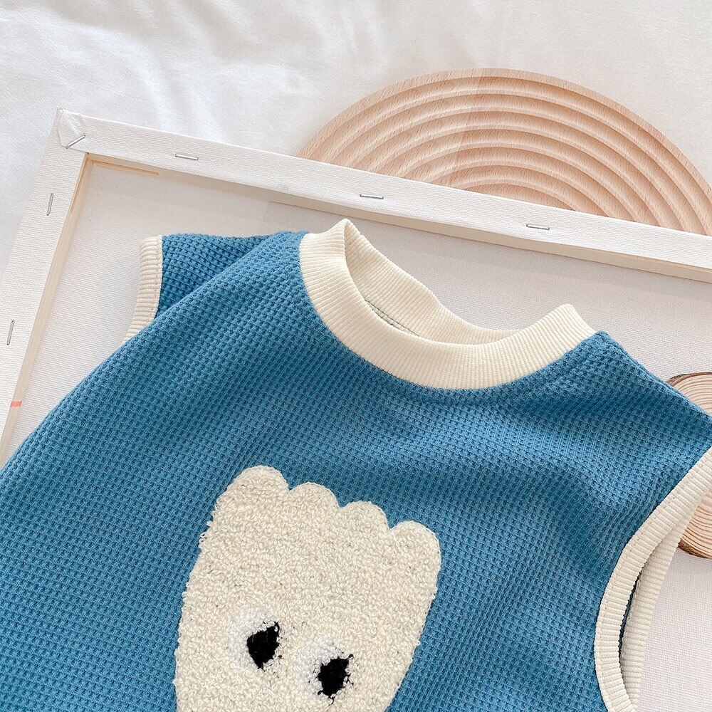 Gilet per bambina per bambini primavera autunno abbigliamento per bambini maglia Casual senza maniche gilet per neonato abbigliamento invernale per bambini gilet 2021 nuovo