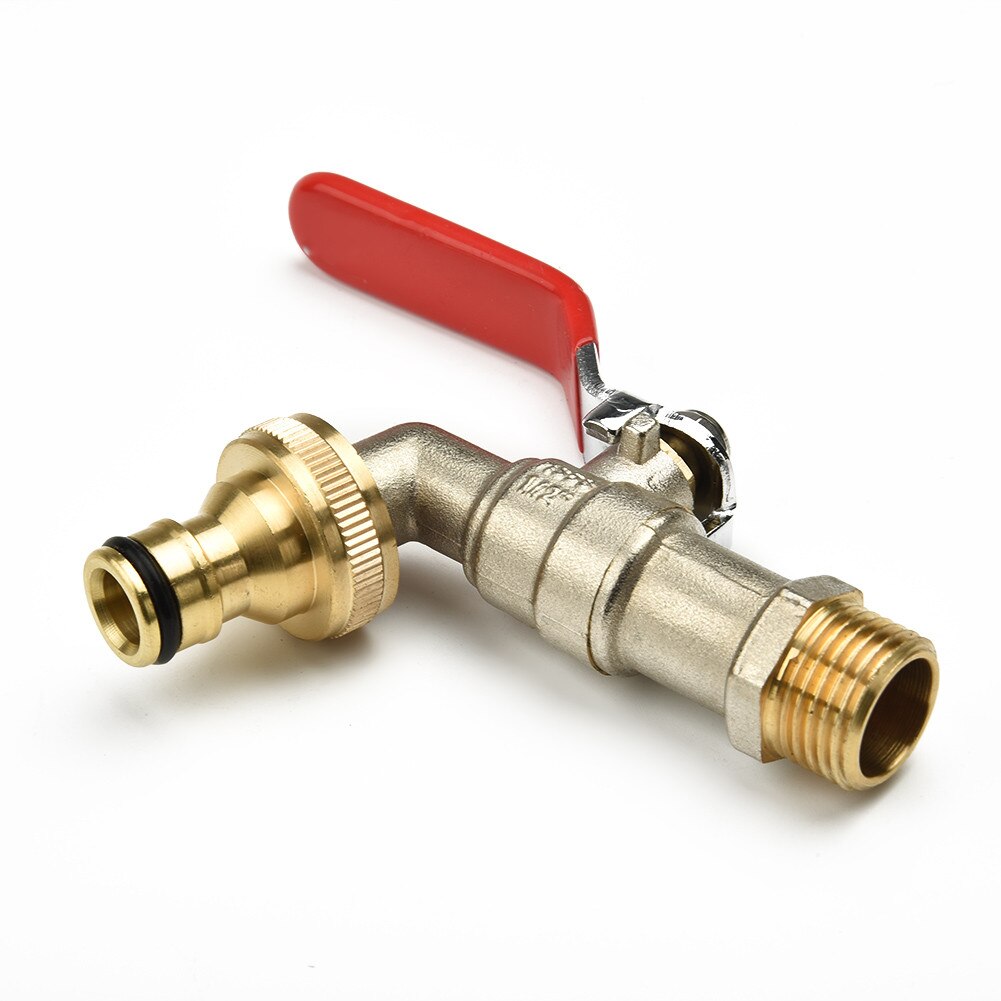 1/2 Inch Water Tap Lever Valve Ball Valve Garden Water Outlet Outdoor Faucet Garden Watering Equipments Gardening Tools