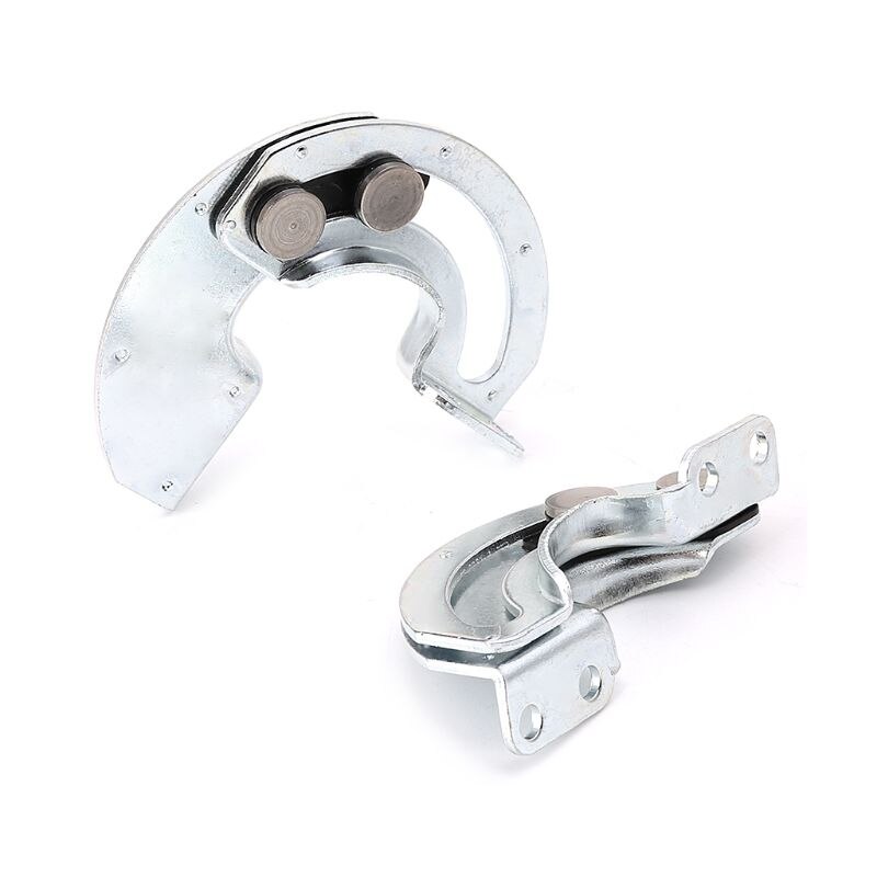 2pcs Concealed Sliding Hinge 90 Degree Limit Carbon Steel Hinges For Industrial Equipment Cabinet Door