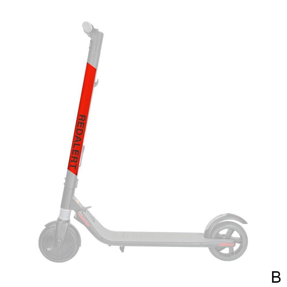 For Ninebot For Xiaomi Mijia M365 Scooter Accessories Reflective Styling Stickers Electric Scooter Accessories: B Red