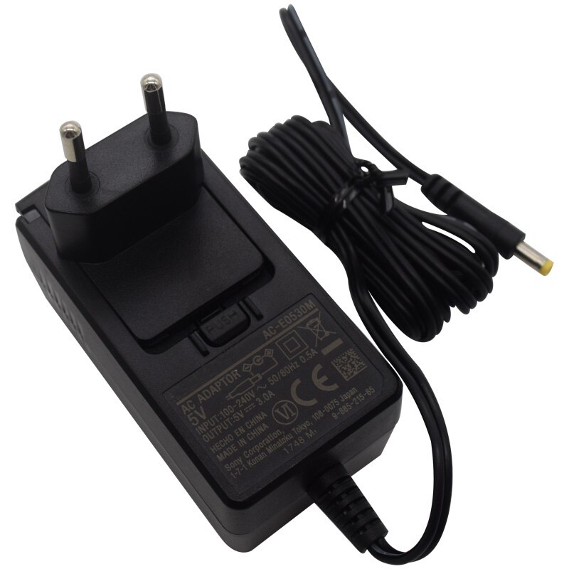 Utilisé AC-E0530M Bluetooth Haut-Parleur Adaptateur secteur Alimentation Chargeur 5V 3A Pour Sony SRS-XB30 SRS-XB41 SRS-XB41/L SRS-XB41/B