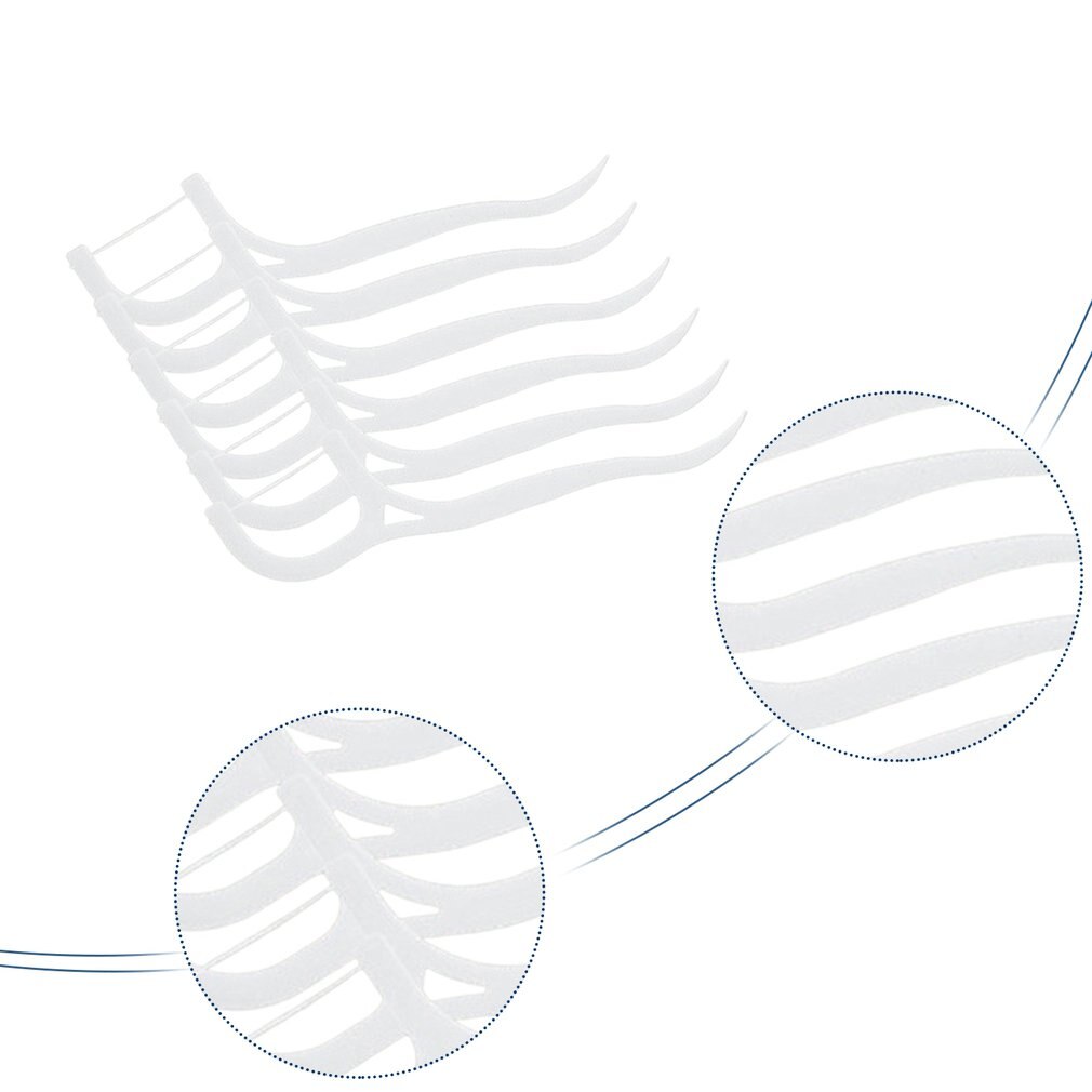 Bâtonnets de fil dentaire jetables, 30 pièces, pour nettoyer les dents, haute élasticité, Durable