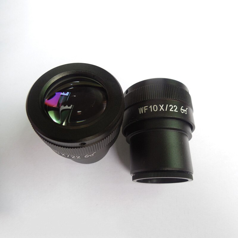 Adjustable Stereo Microscope Eyepiece WF10X FOV 22mm High Eyepoint Zoom Stereoscopic Microscopio Ocular Mounting Size 30mm