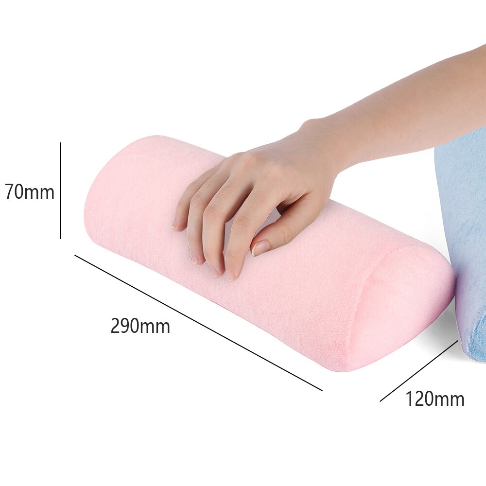 Almohada de esponja para manicura, cojín de soporte de manos, almohadilla de muñeca lavable extraíble, equipo de manicura práctico para arte de uñas