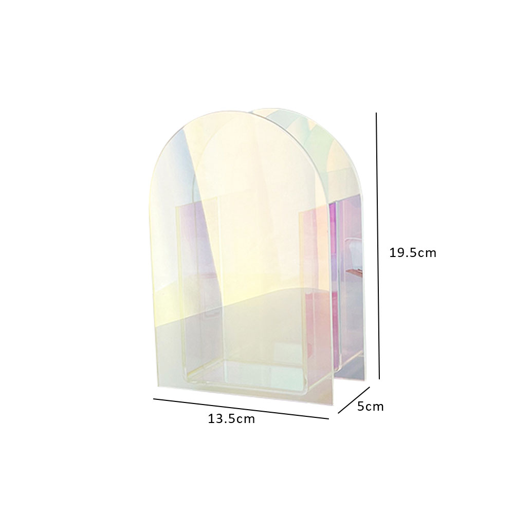 Acryl Vasen transparent Farbe Blumen- Container Dekorative Vase Hochzeit Party Heimat Büro Dekoration Vase: A1