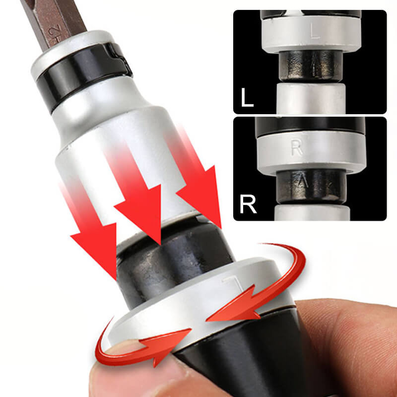 13/12/7PCS Impact Screwdriver Hammer Head Sets with Box Portable Heavy Duty Shock screw Driver Chisel Bits Tools Socket Kit
