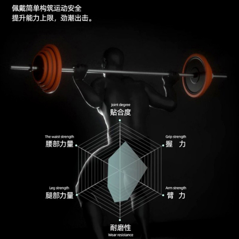 1 par vægtløftningsstropper fitness bodybuilding træning fitness løftestropper skridsikre fitness greb dødløft pull-up