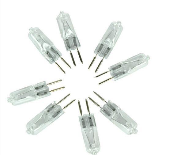 50 stk/lot halogen  g5.3 lampe pære 35w 110v halogener 3000k hvit halogen pære led erstatning