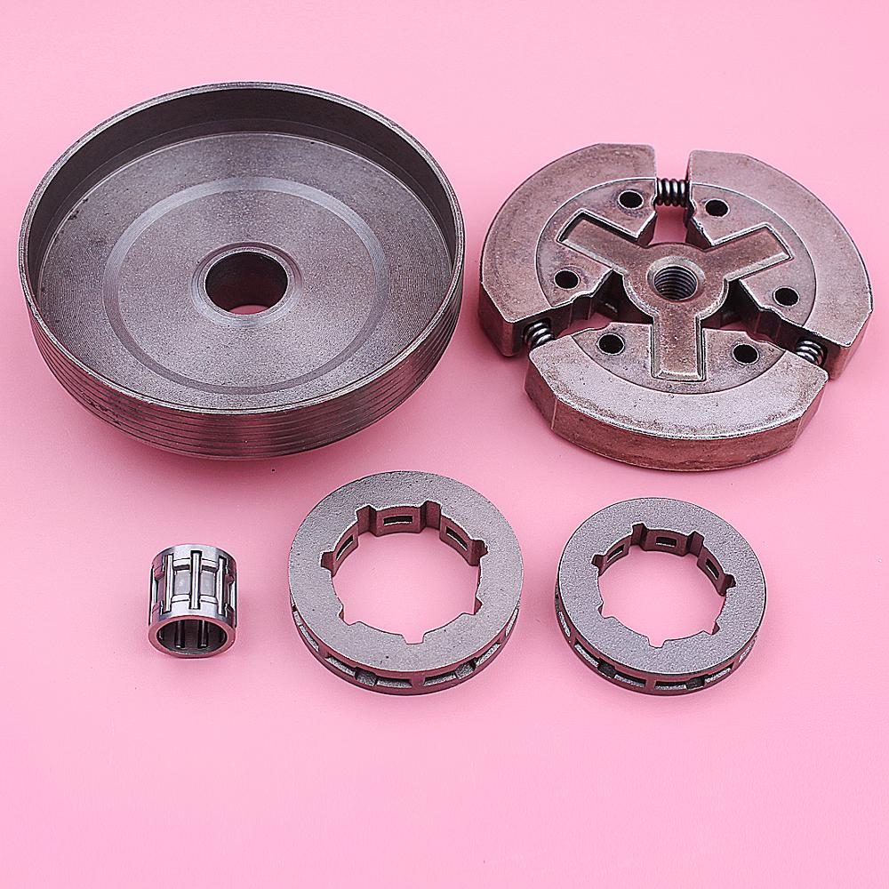 3/8" .325" 7T Sprocket Rim Clutch Drum Needle Bearing Kit For Chinese 3800 38cc Chainsaw Parts