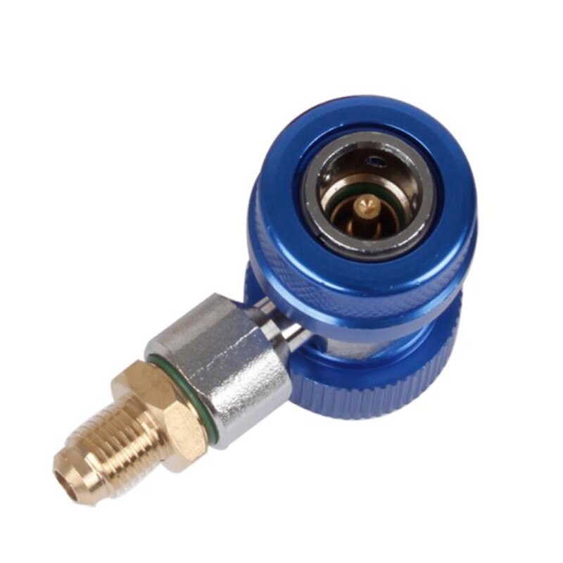 R134a Hoge &amp; Lage Druk Quick Connector Adapter Coupler Auto Automotive Koelmiddel Verstelbare Quick Connector