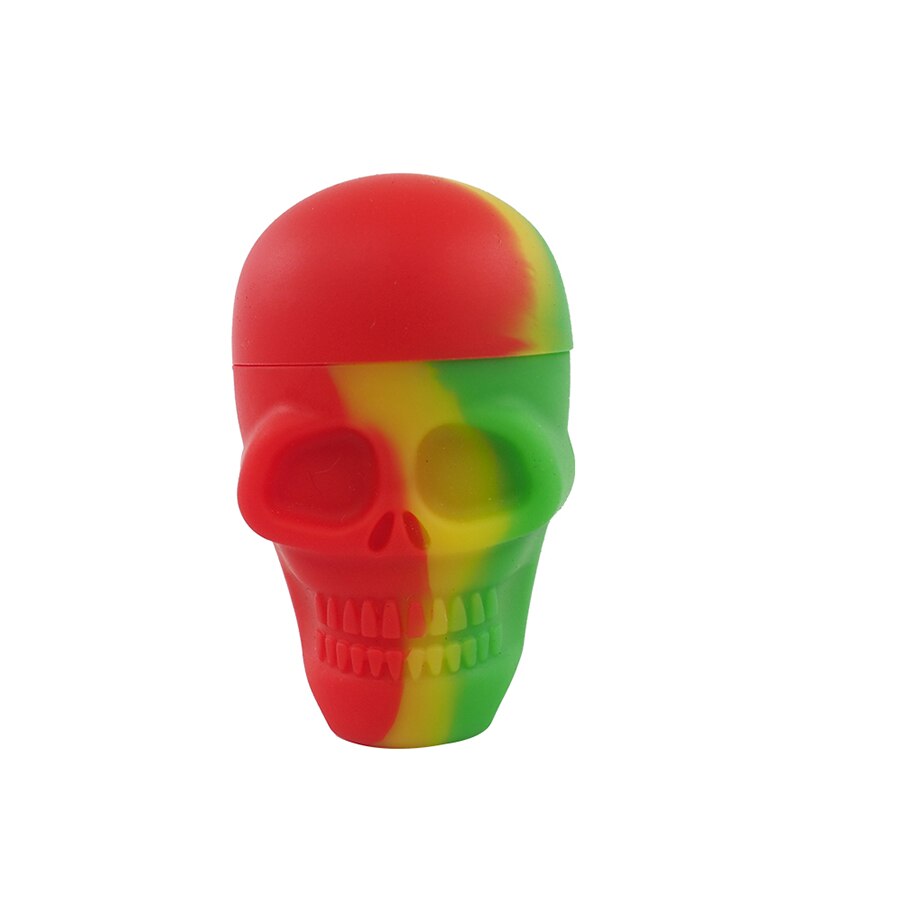 Pot de cire en Silicone pour Bho Dab, 15ml, concentré d'huile, pour crâne: rasta