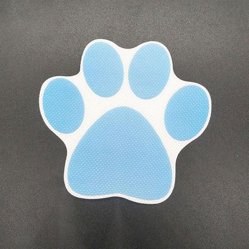 20 stuks cartoon hondenvoetafdrukstickers, mooie badstickers, antislip badkamerstickers, badkuipstickers voor thuis, slaapzaalstickers