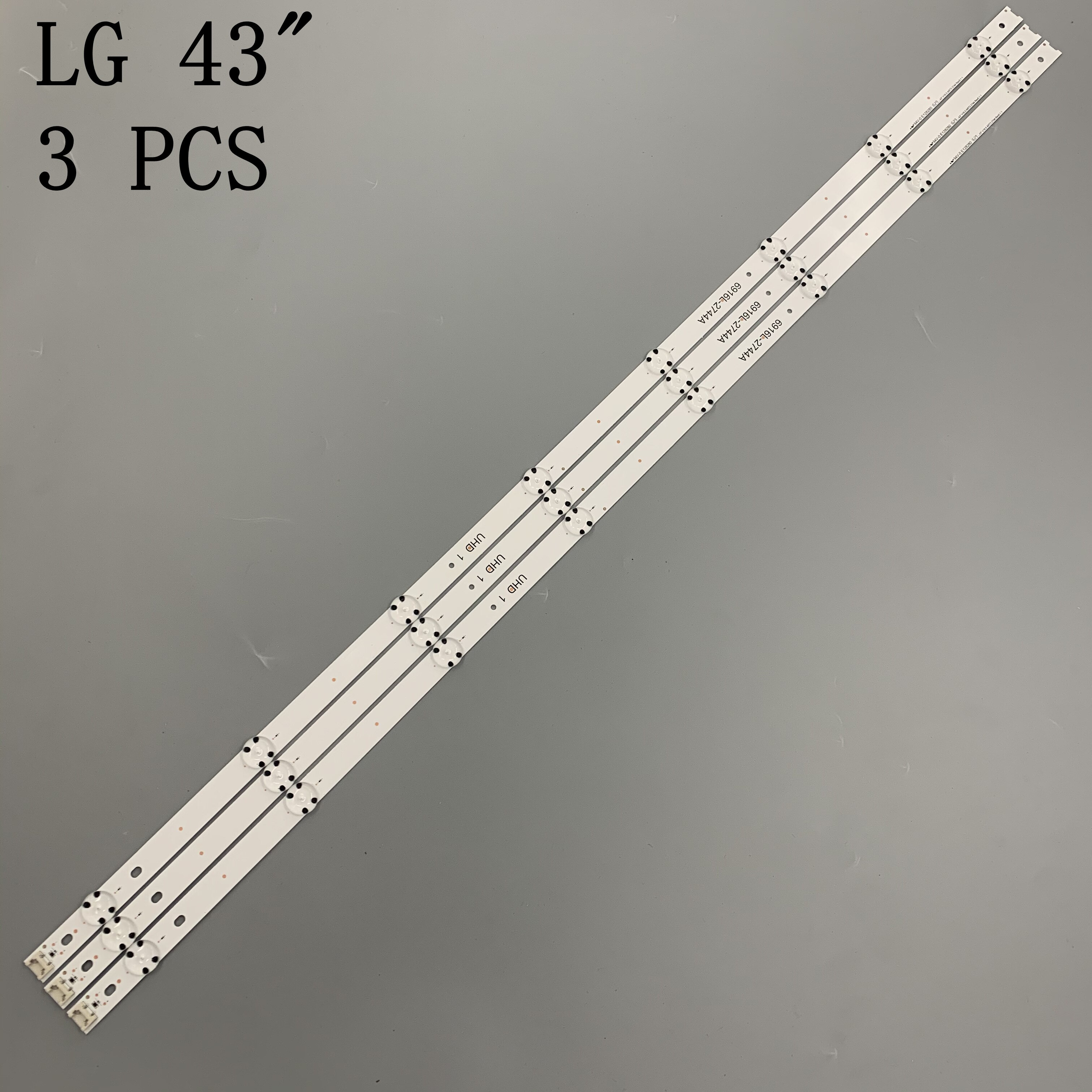 Led Backlight Voor Lg 43 "84Cm Tv 7/8Lamp 43lh5700 43VH6100 43UH603V 6916L-2744A 6916L-2743A V16.5 ART3 LC430DGE Fj M2 43