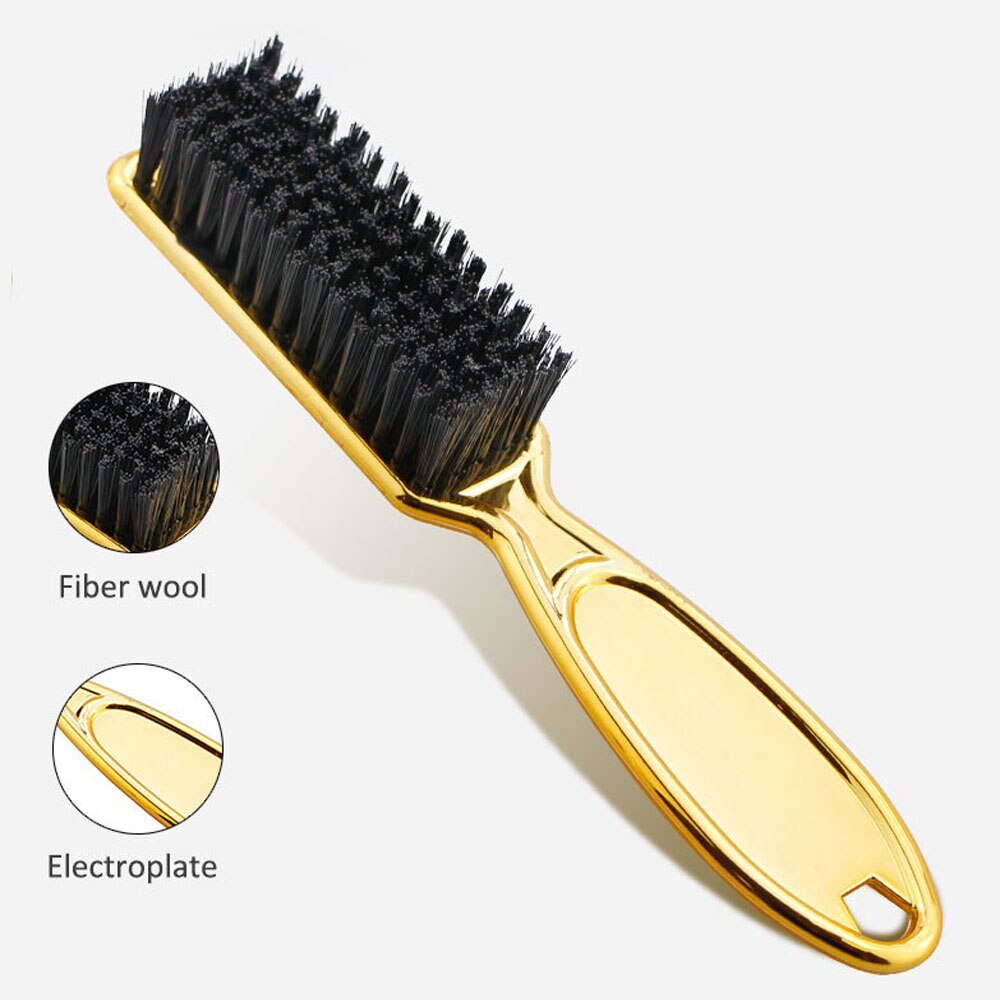 Cepillo de pelo galvanizado, mango suave, cepillo limpio del pelo, peluquero, cuello, polvo, pelo roto, peine, peluquería cuidado del cabello, herramientas