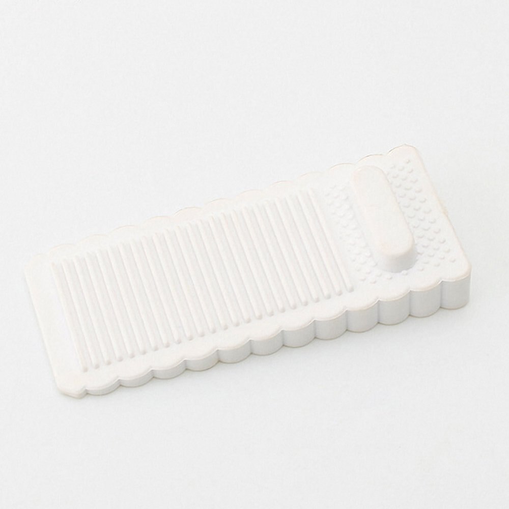 Veiligheid Siliconen Deur Stop Stoppers Antislip Blok Wig Deurstoppers Home Office Deur Achter Retainer Anti-Collision Beschermen hardware: White
