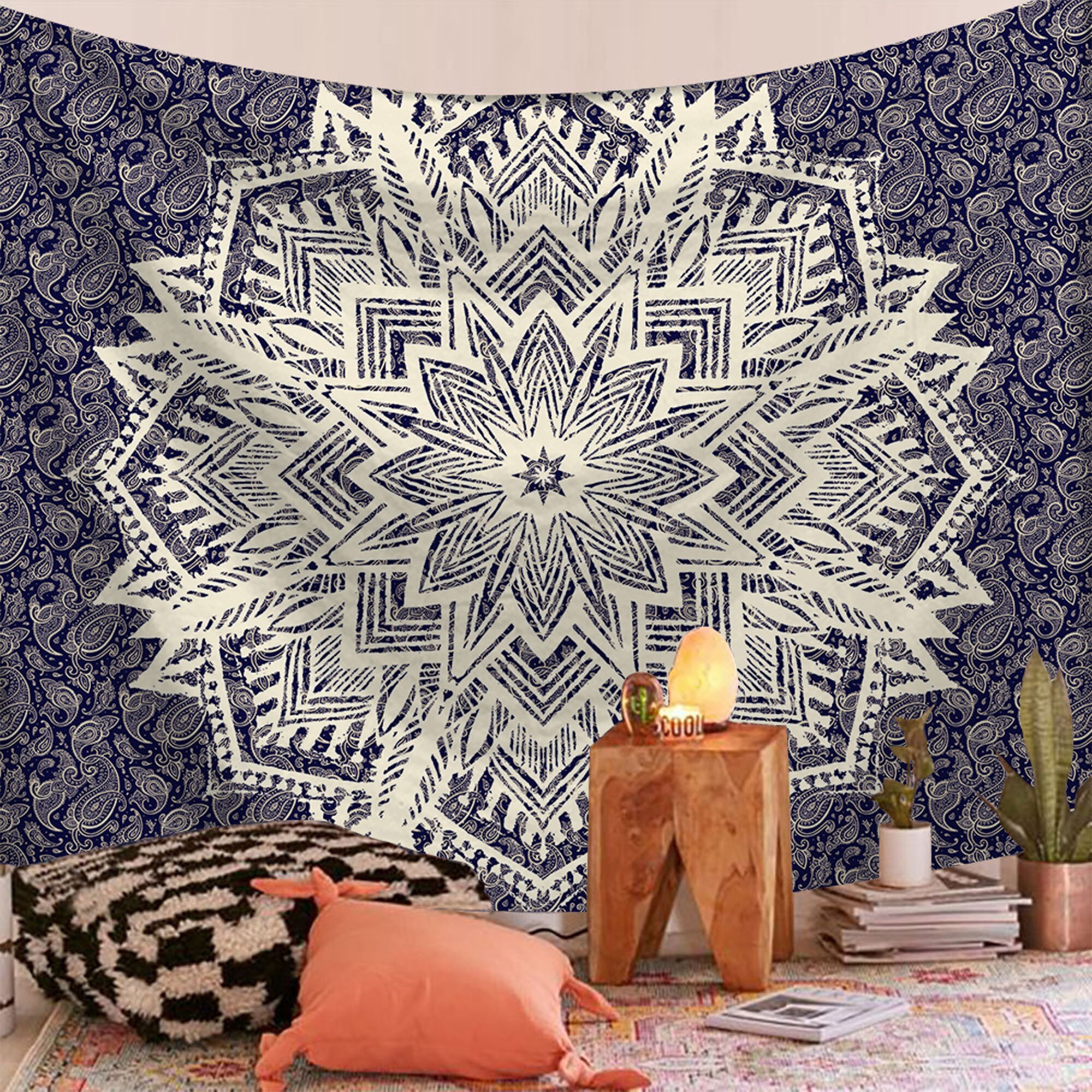 Mandala Tapestry Wall Hanging Bohemian Spiritual Tapestry Indian Hippie Wall Carpet Hanging Decor for Room D\\u00e9cor