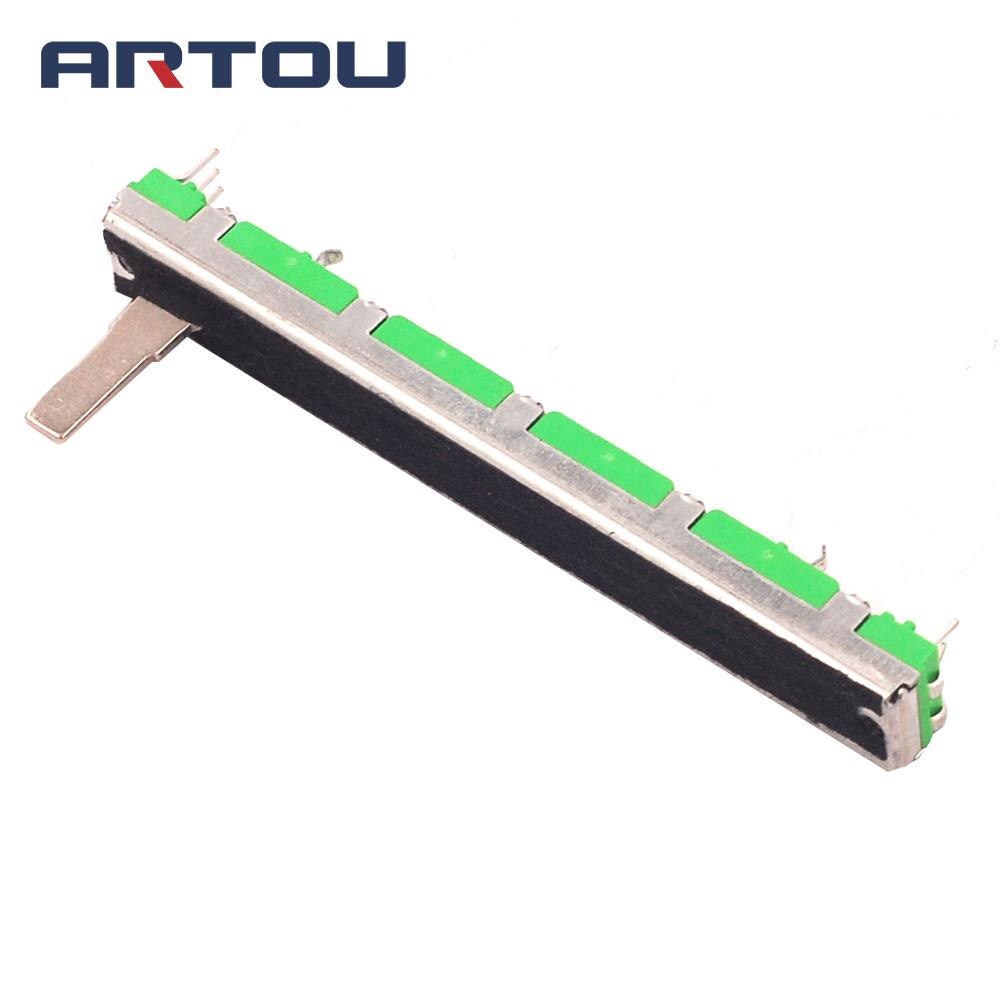 75mm mikser fader 10k dobbel rett skyvepotensiometer  b103