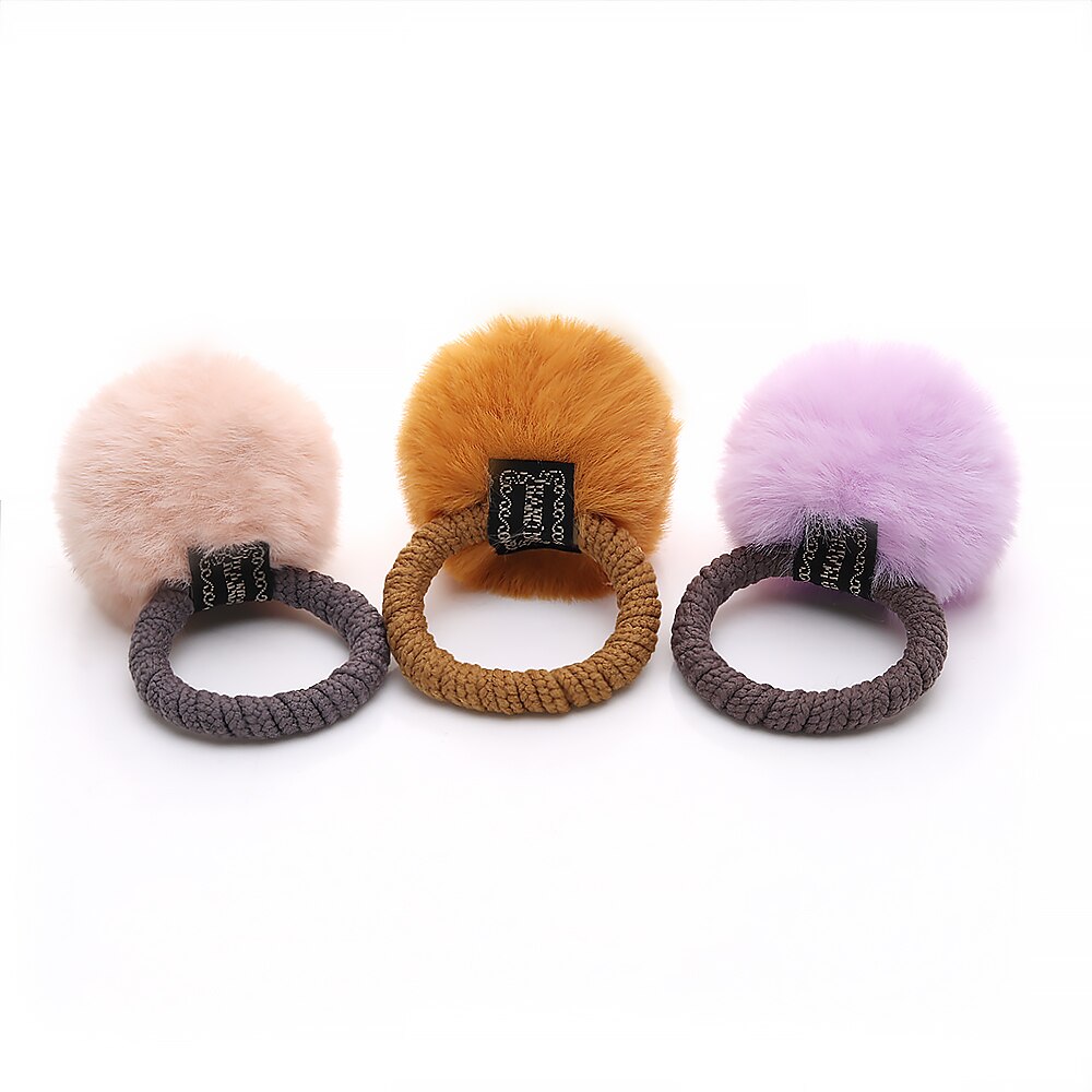 10 pz/lotto Palla di Pelo Legami Elastici Delle Ragazze coda di cavallo titolare Bambini Elastico Dei Capelli Corda Dei Capelli impostato Accessori per La Bella Ragazza delle donne