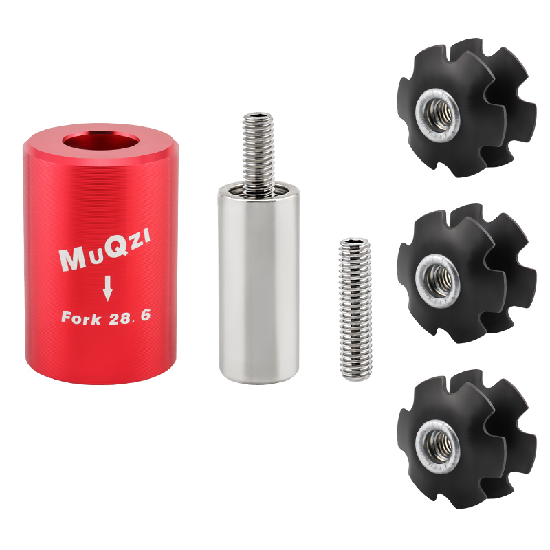 Muqzi Fahrrad gabel Stern murmeln Einstell werkzeug Headset Muttern Reparatur werkzeug Gabel MTB Rennrad 1-1/2 Gabel Montage vorrichtung installieren: Blau