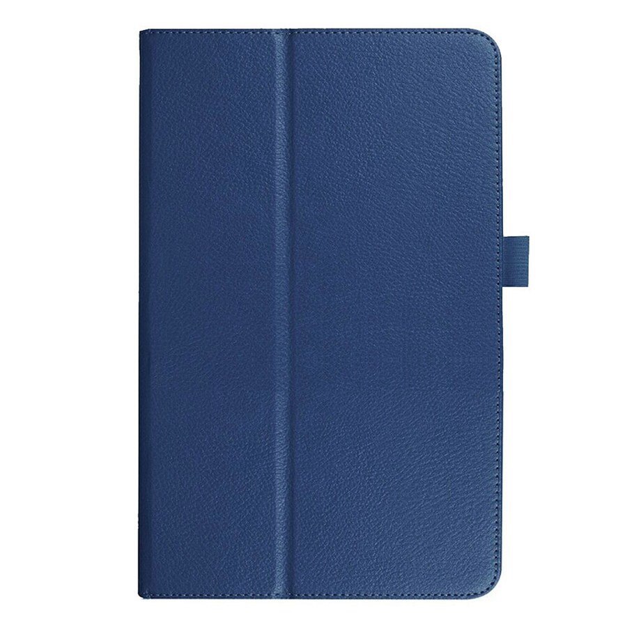 Litchi PU leather case For Samsung Galaxy Tab A 8.0 inch tablet cover SM-T290 T295 T297 Protective Tablet Case +Film+pen: navy