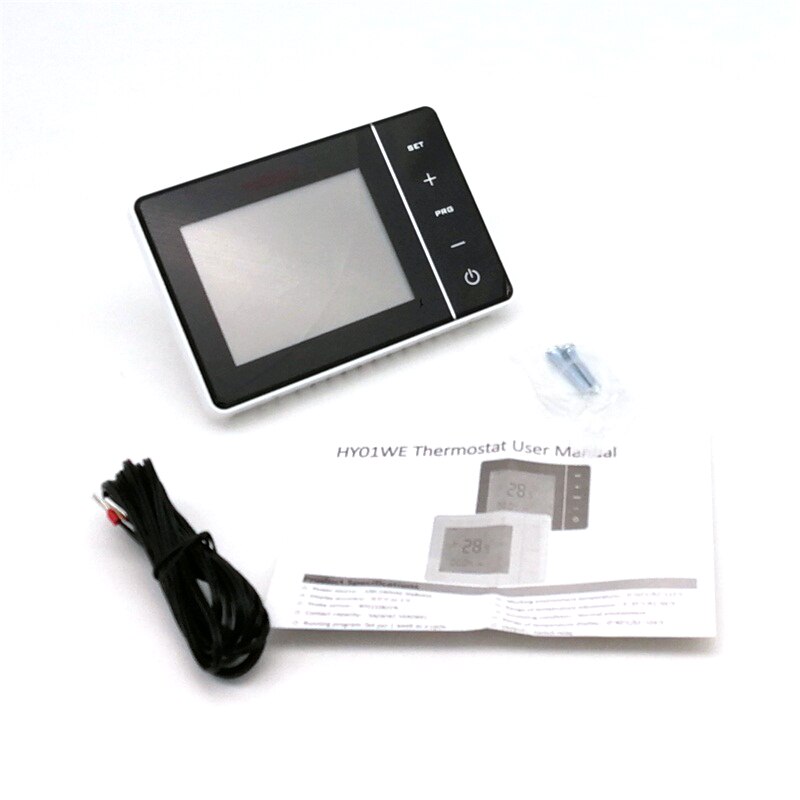 LCD display HY01WE 100-240V 16A Programmable Temperature Controller Room Thermostat For Electric Heating System