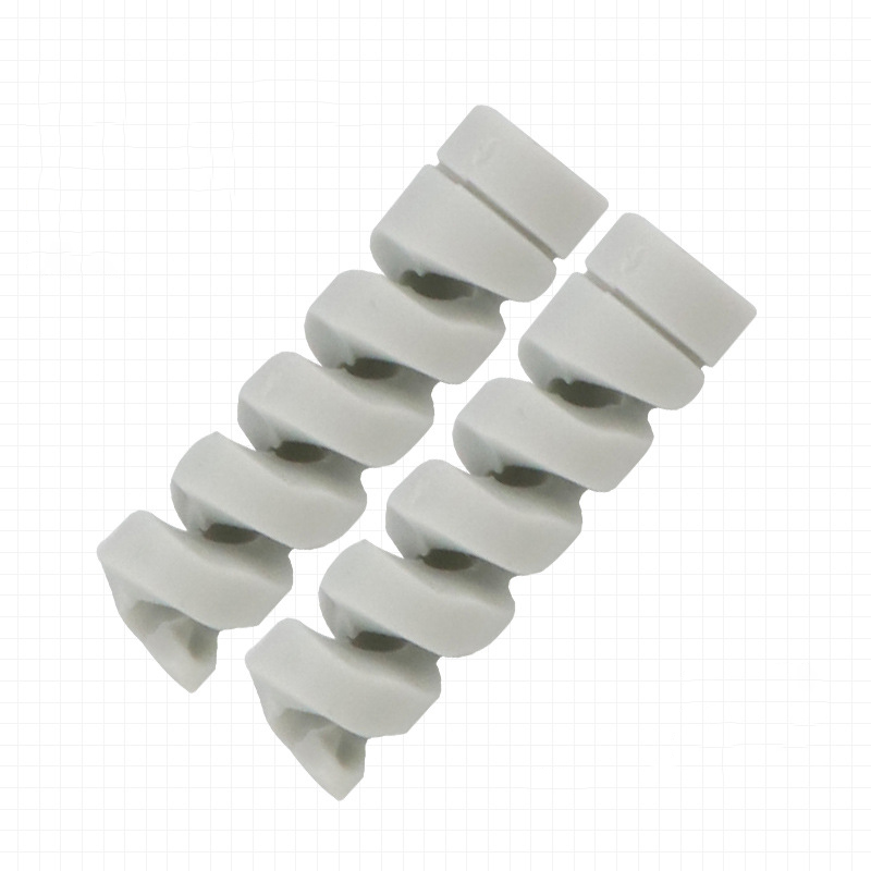 Flexible Spiral Charging Cable Protector Wire Cord Organizer Silicone Tube Charger Saver for iPhone iPad MacBook USB Cell Phones: Blue